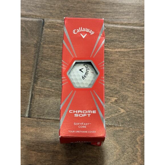 Callaway Golf Chrome Soft Soft fast Core Tour Urethane Cover Pack Of 3 NEW - Picture 2 of 7